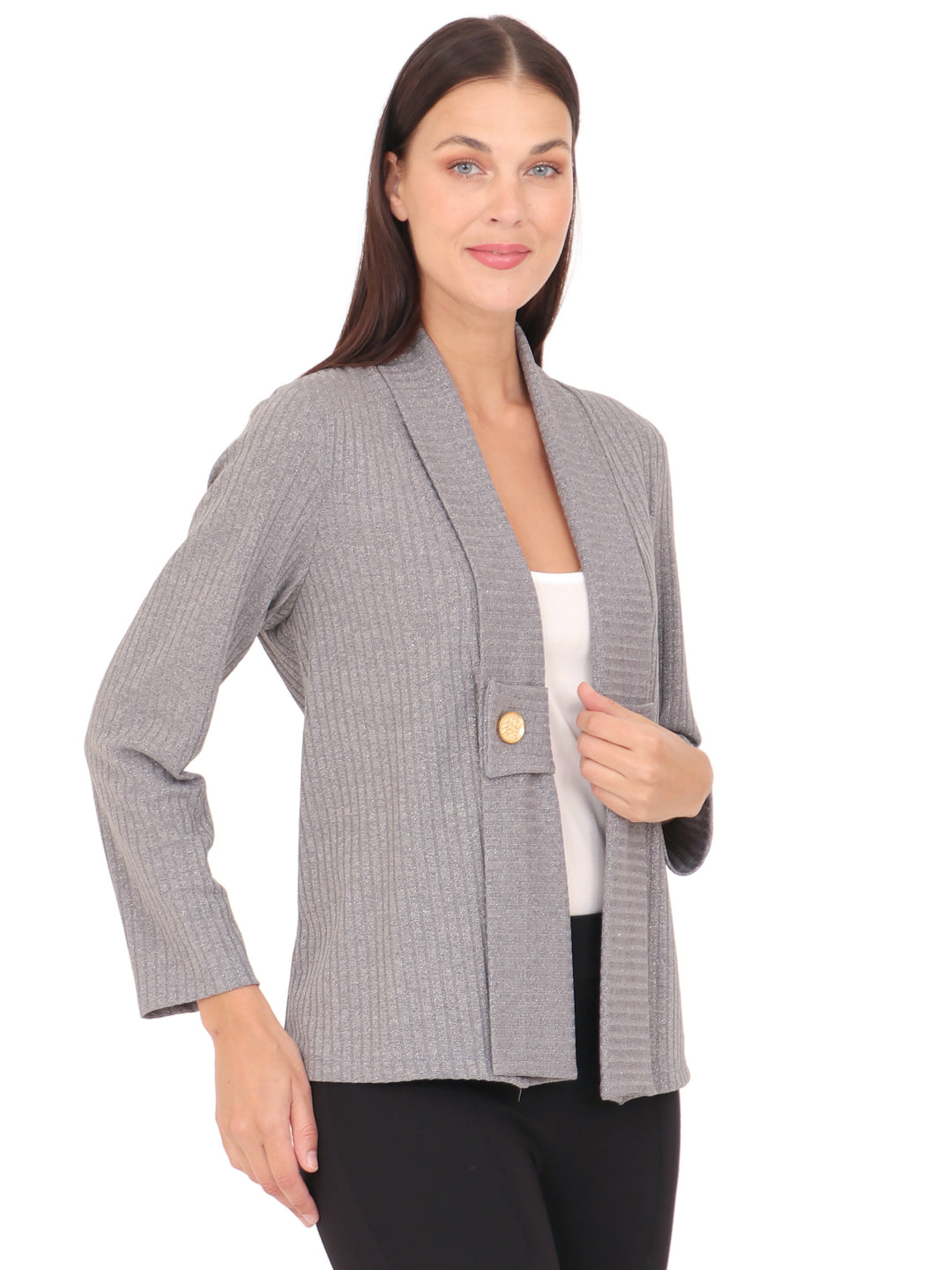 Ensamble, Manga Larga, Boton al Frente, Largo