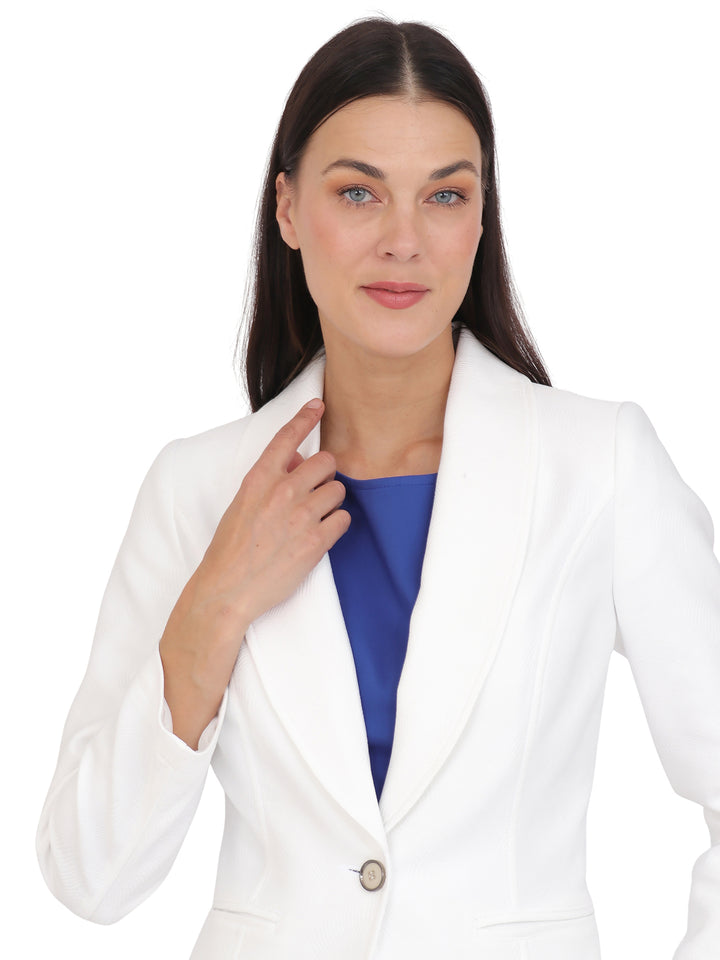 Saco Con Solapa ,Boton al frente, Liso