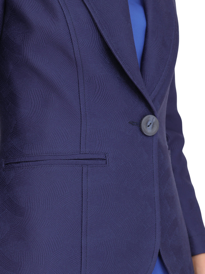 Saco Con Solapa ,Boton al frente