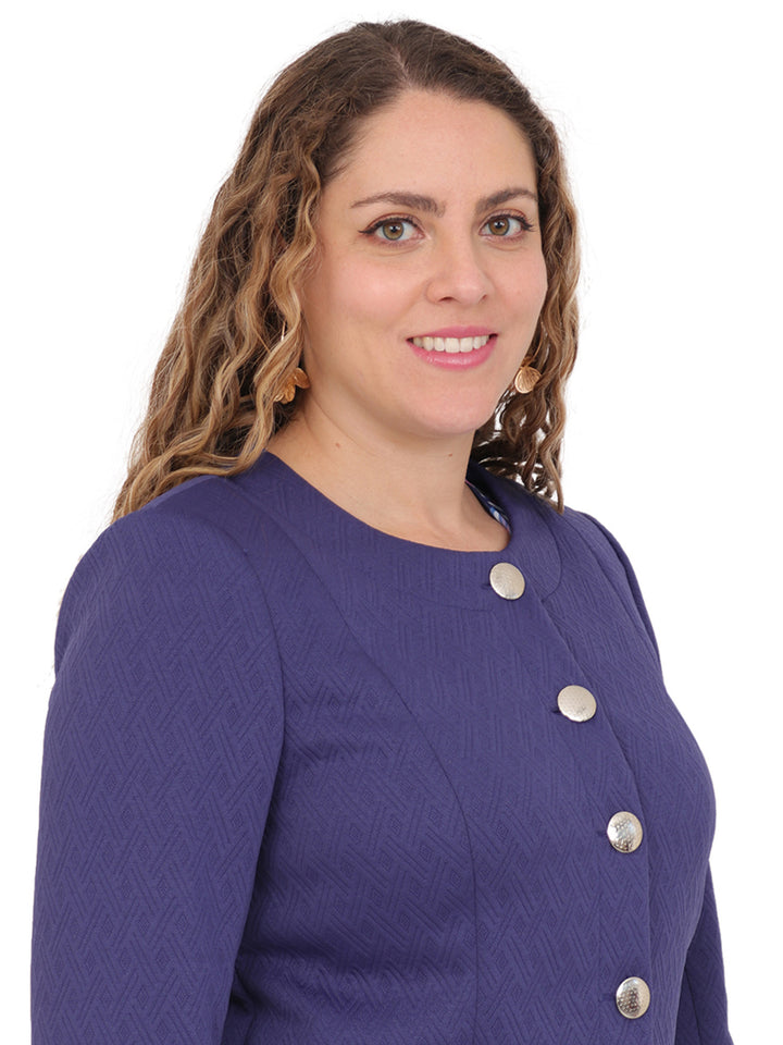 Saco Cuello Redondo ,Bolsillos al frente, Botones