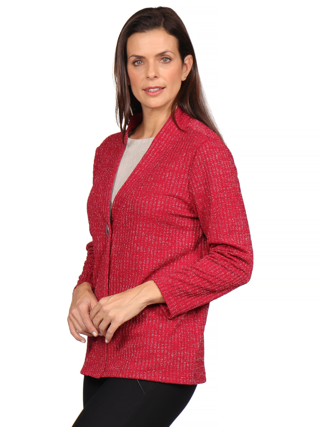 Cardigan, Boton al frente