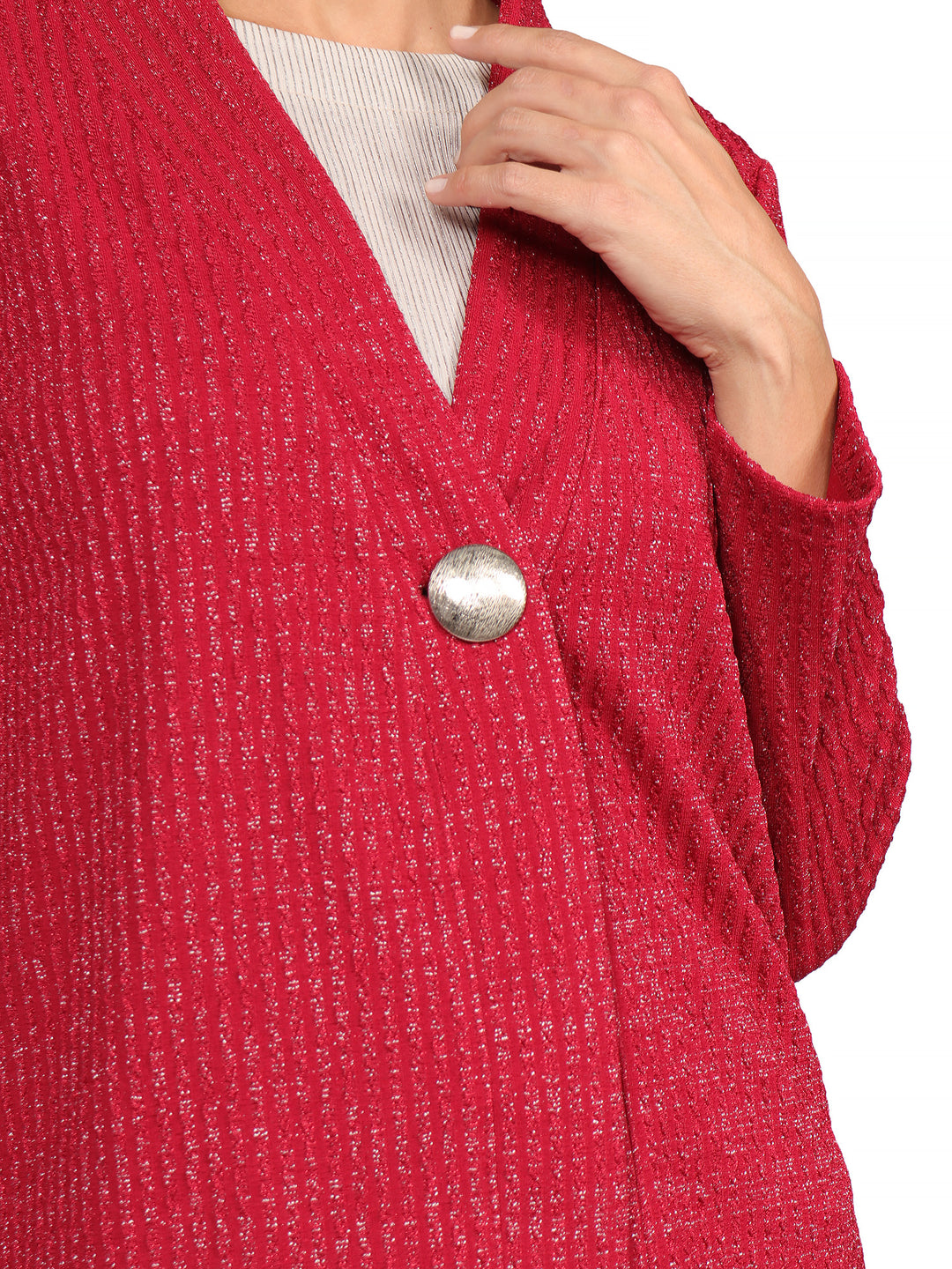 Cardigan, Boton al frente