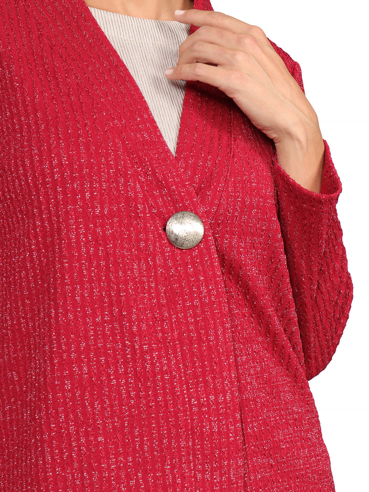 Cardigan, Boton al frente
