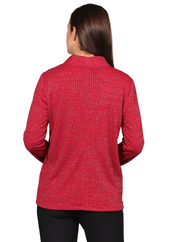Cardigan, Boton al frente