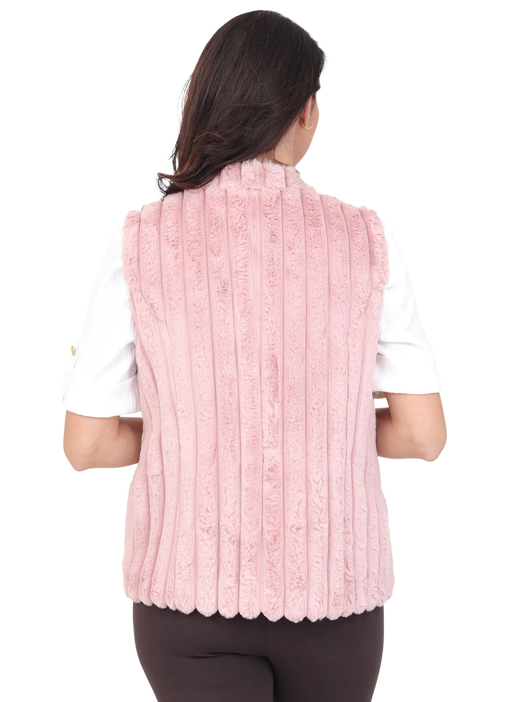 Chaleco Peluche, Liso