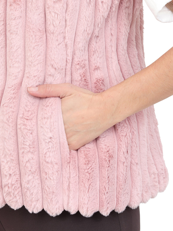 Chaleco Peluche, Liso