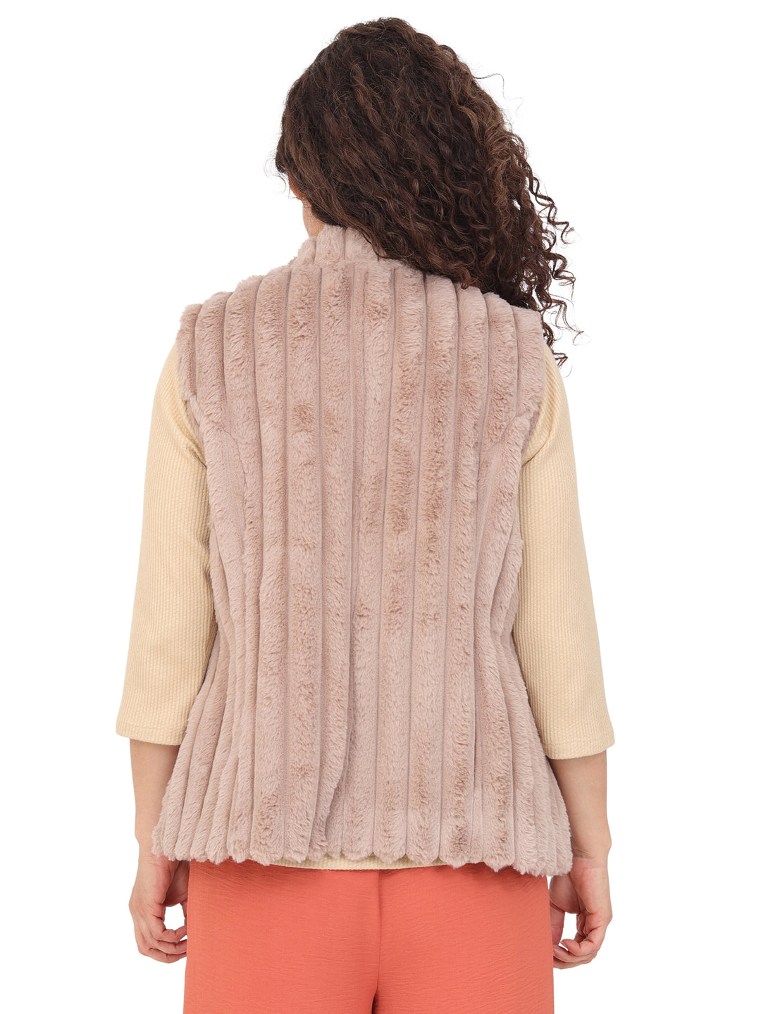 Chaleco Peluche, Liso