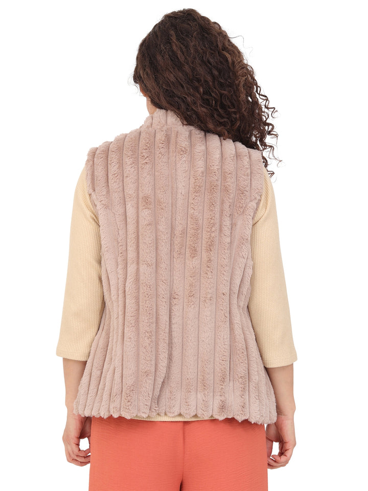 Chaleco Peluche, Liso