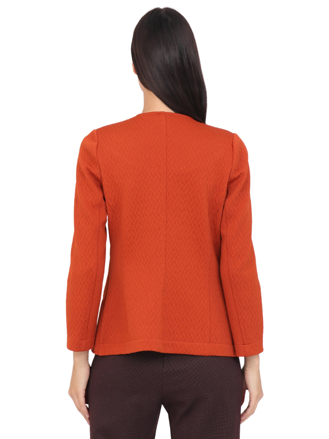 Saco Cuello Redondo ,Bolsillos al frente