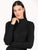 Suéter Cuello Alto,Negro