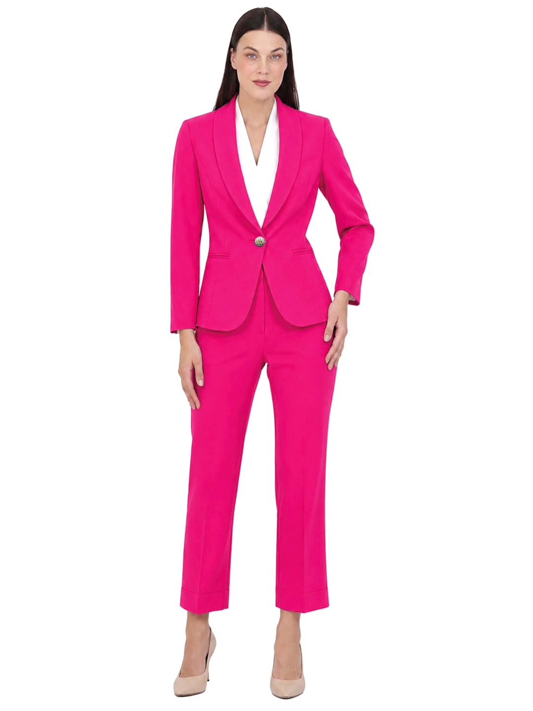 Traje Sastre, Saco Con Solapa ,Boton al frente, Pantalon Recto
