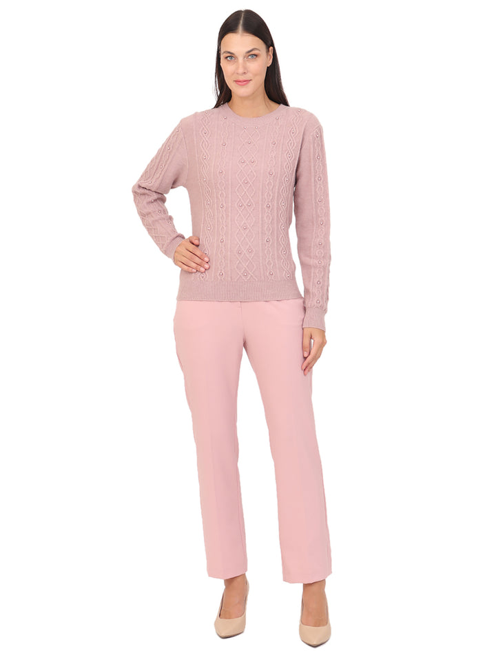 Suéter Cuello Redondo.