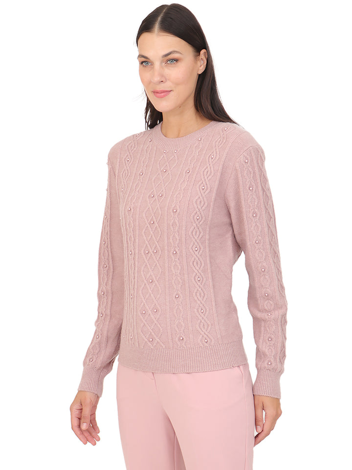 Suéter Cuello Redondo.