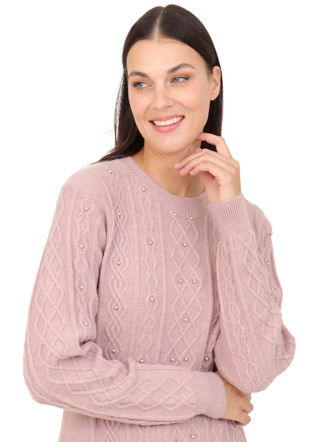 Suéter Cuello Redondo.