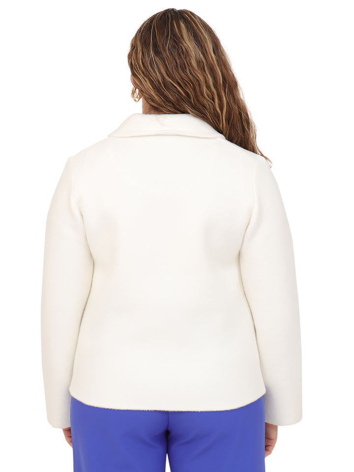 Suéter con Cuello, Cierre al Frente