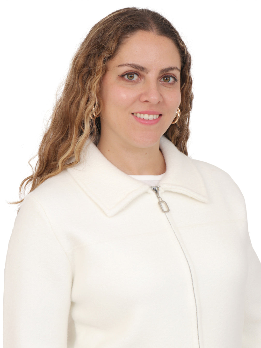 Suéter con Cuello, Cierre al Frente