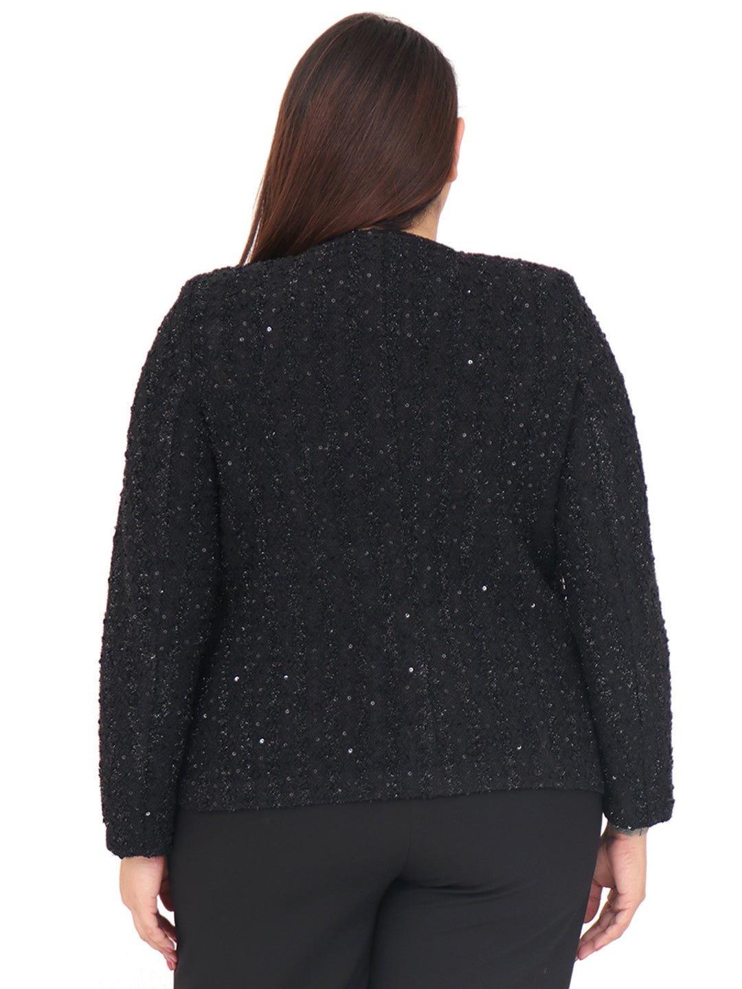 Saco Curvy Carilo , Cuello Redondo, Brillos