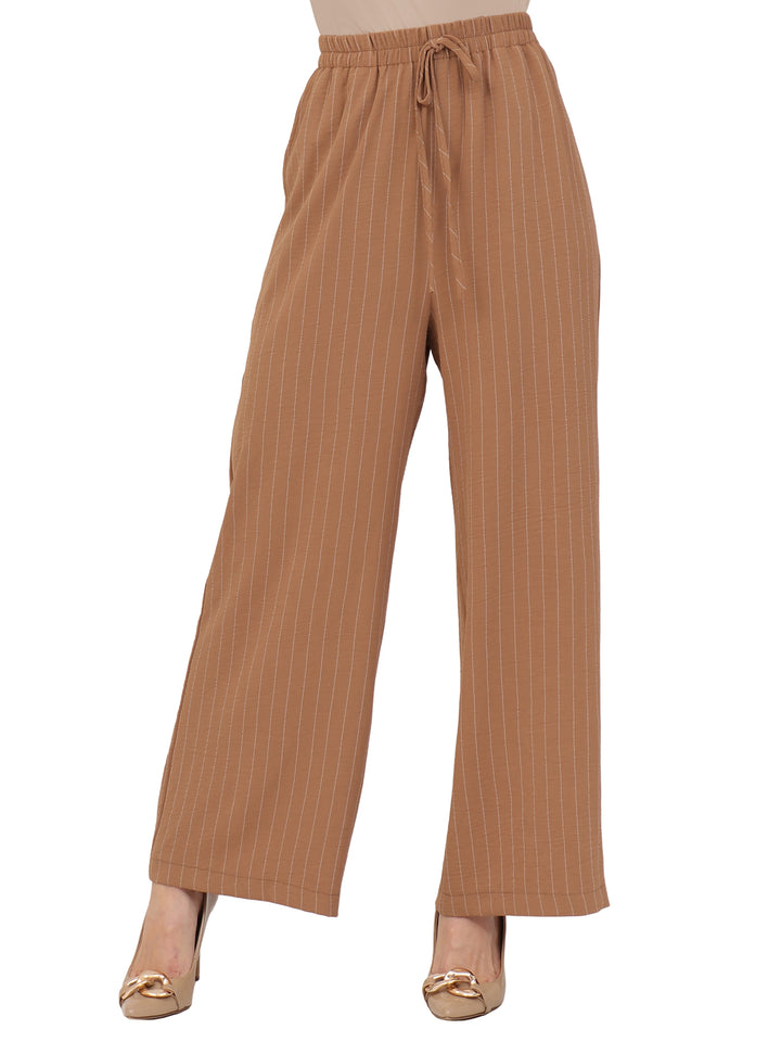 Pantalón Recto, Estampado a rayas