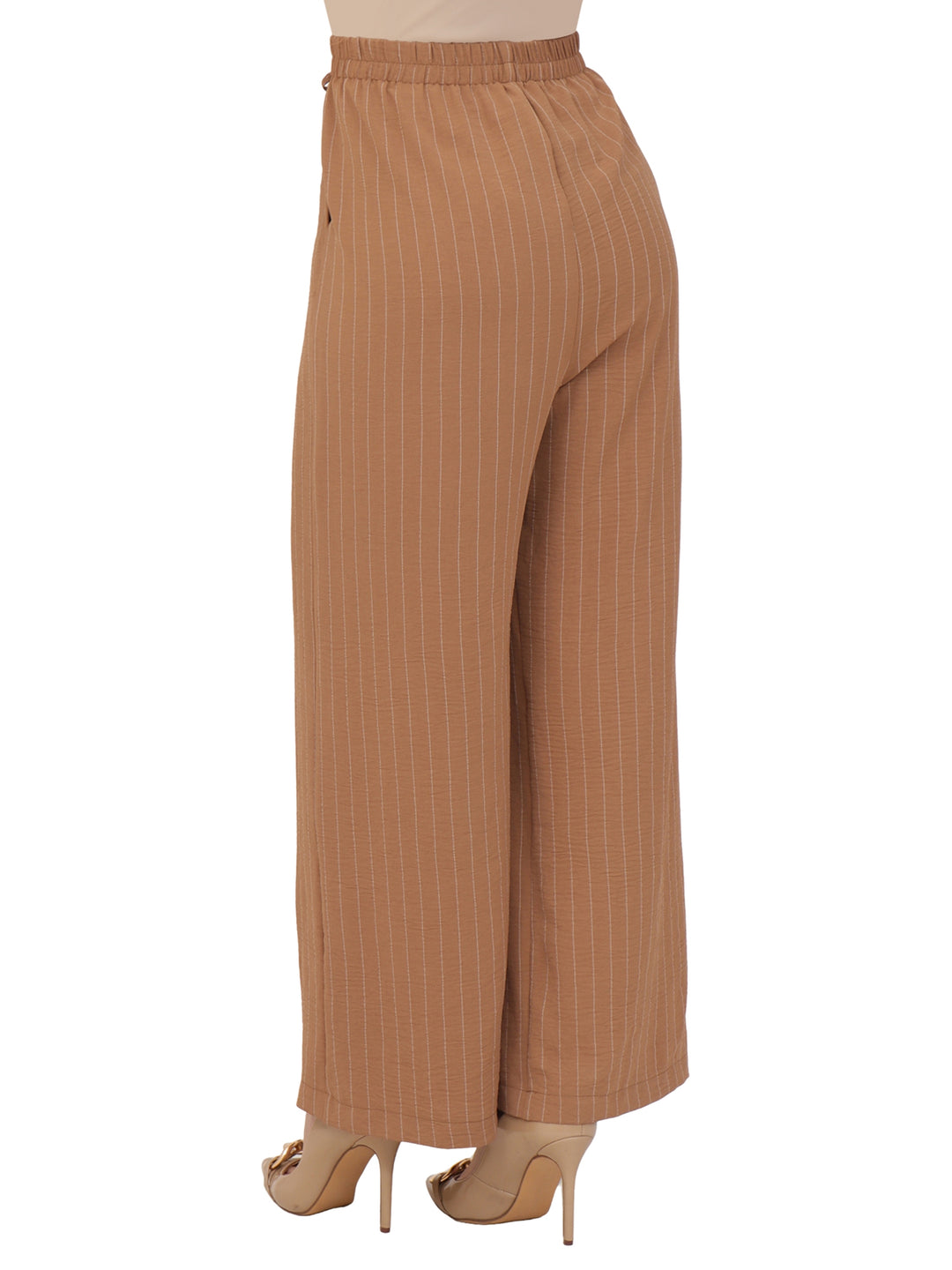 Pantalón Recto, Estampado a rayas