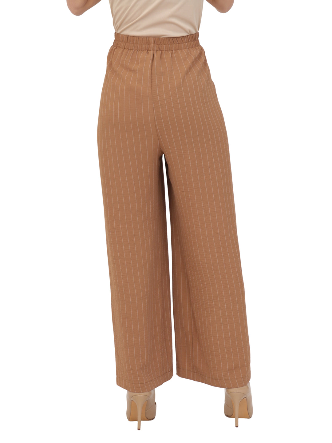 Pantalón Recto, Estampado a rayas