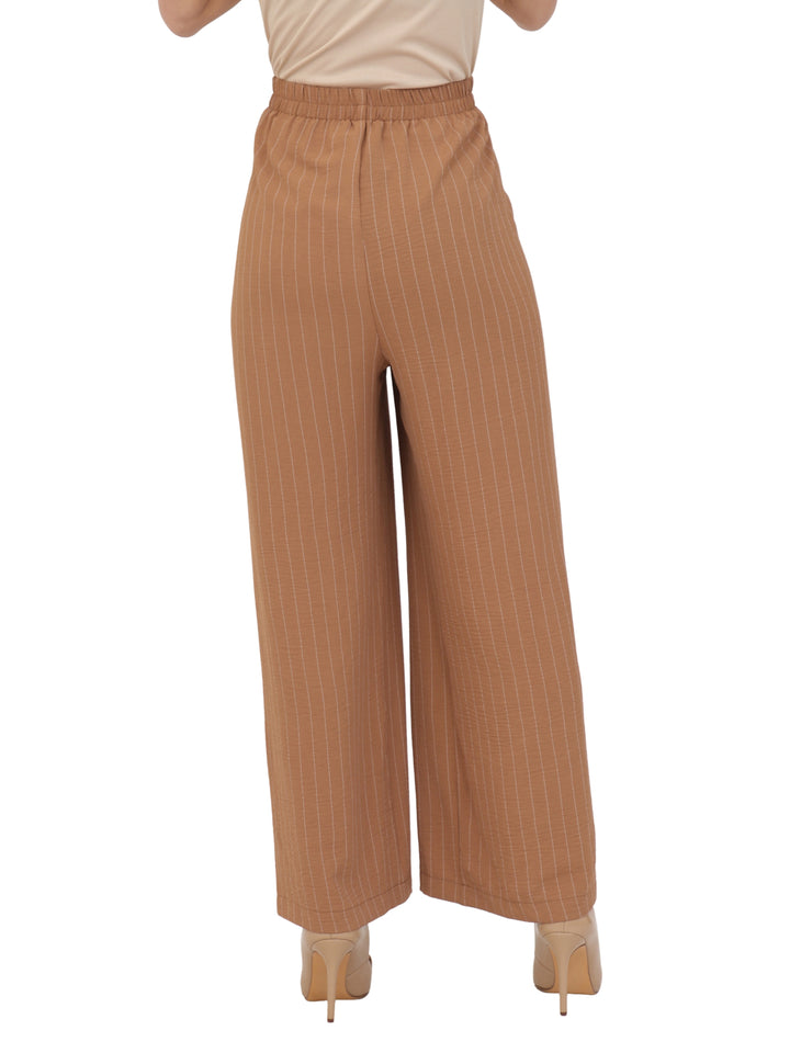 Pantalón Recto, Estampado a rayas