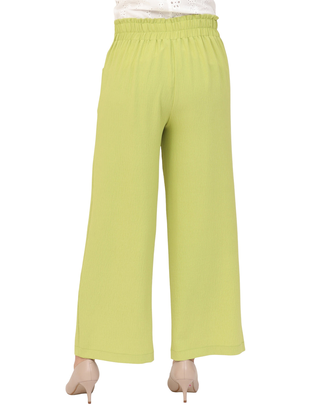 Pantalón Recto, Liso, botones al Frente