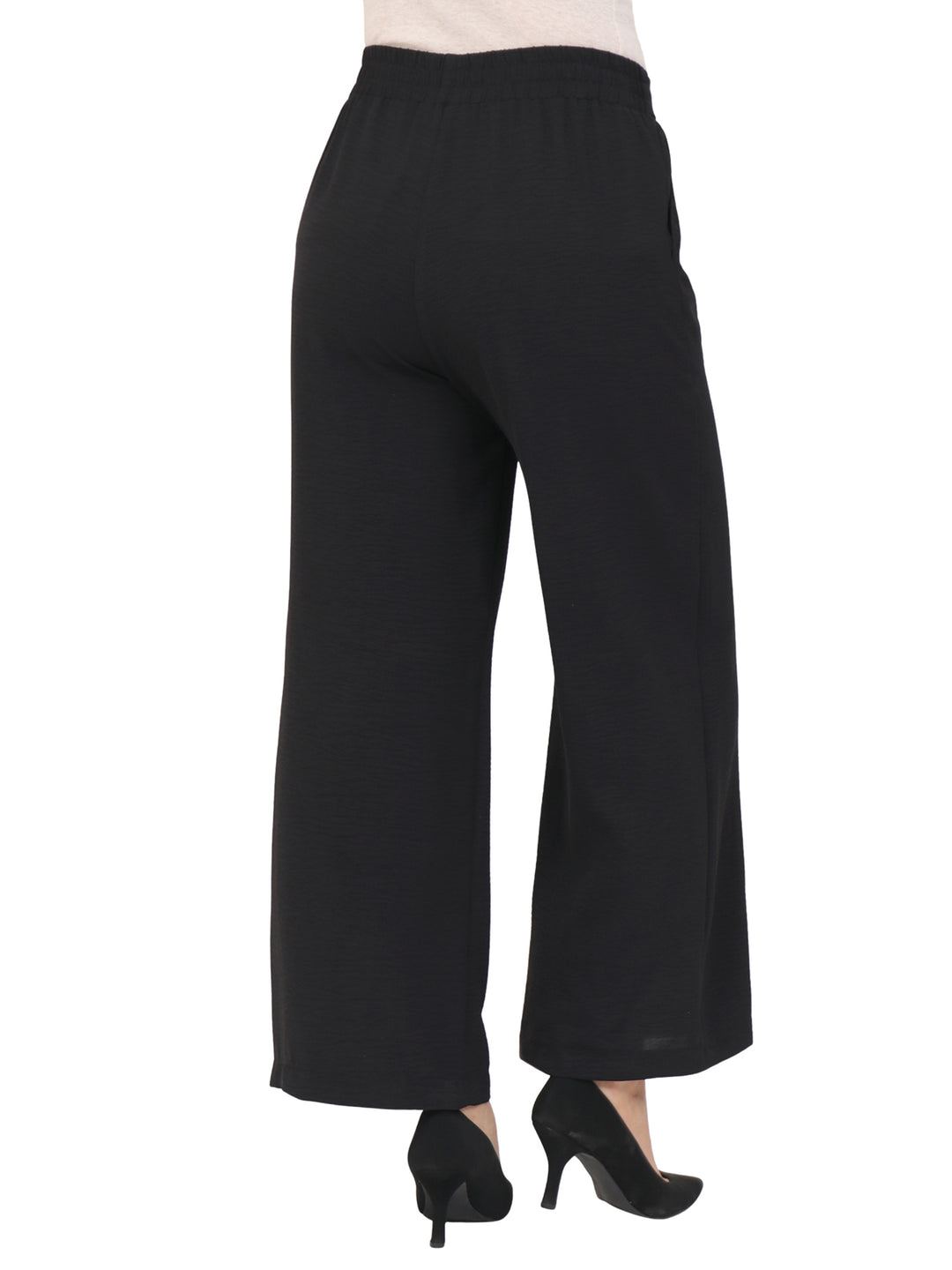 Pantalón Recto, Liso, Botones al Frente