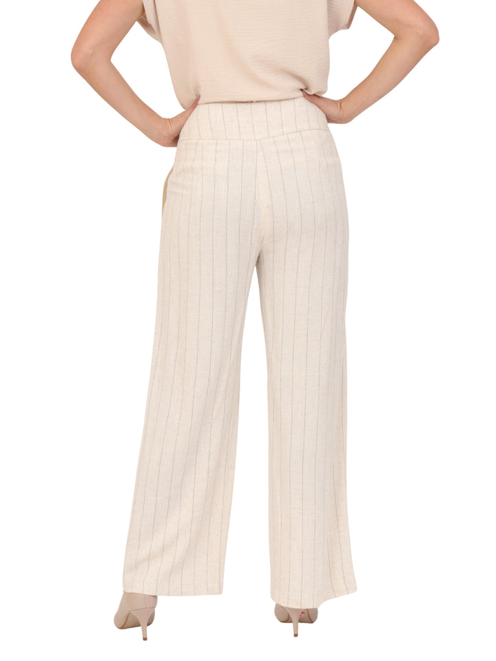 Pantalón Recto,a Rayas