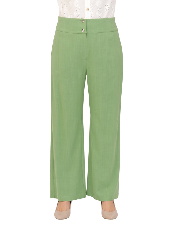 Pantalón Recto, Liso