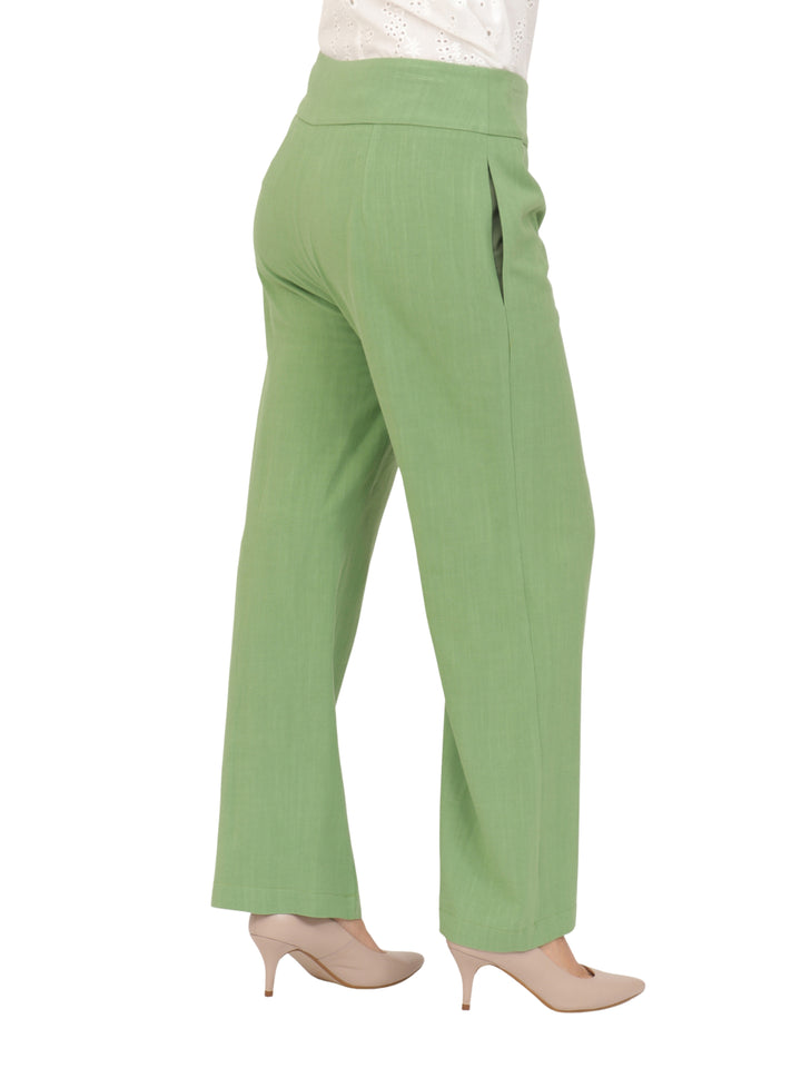 Pantalón Recto, Liso