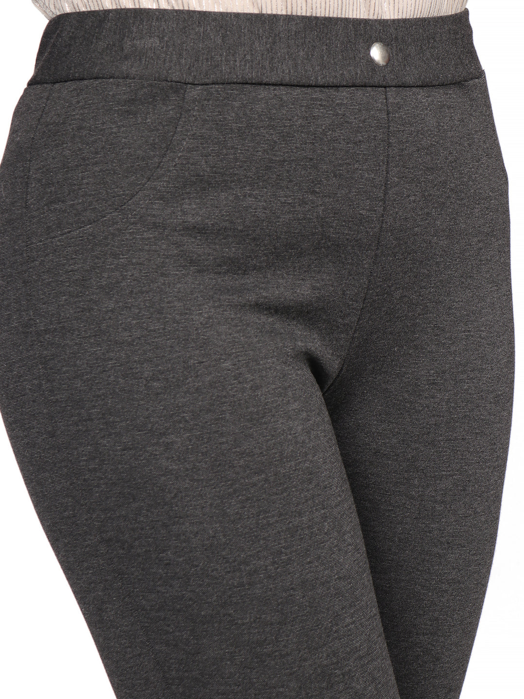 Legging Recto Liso, boton al frente