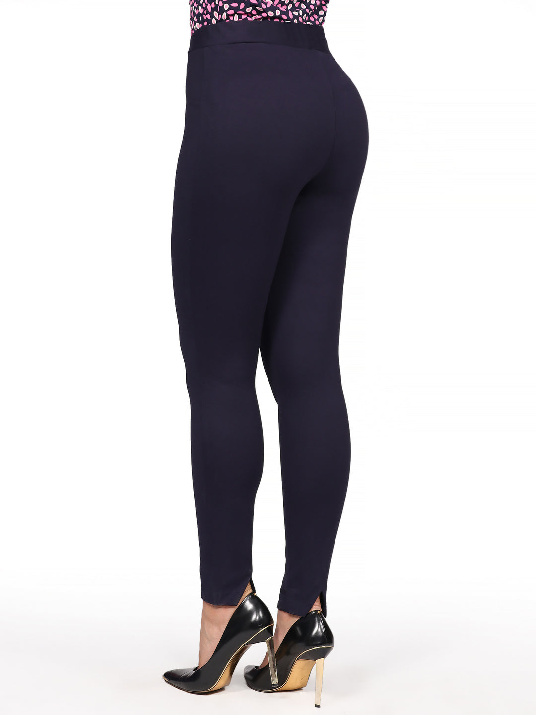 Legging Recto Liso, boton al frente