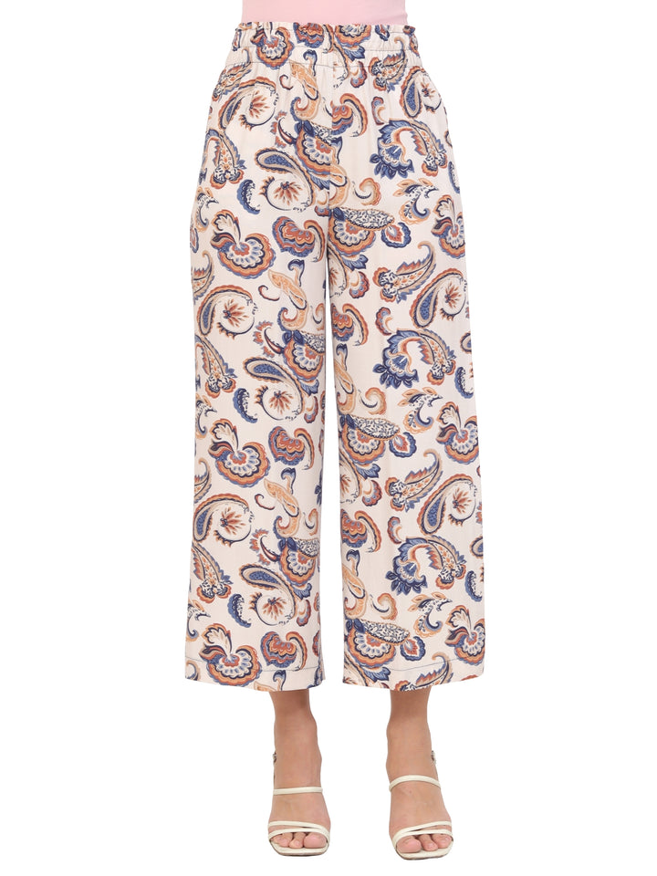 Pantalón Recto, Resorte, Estampado