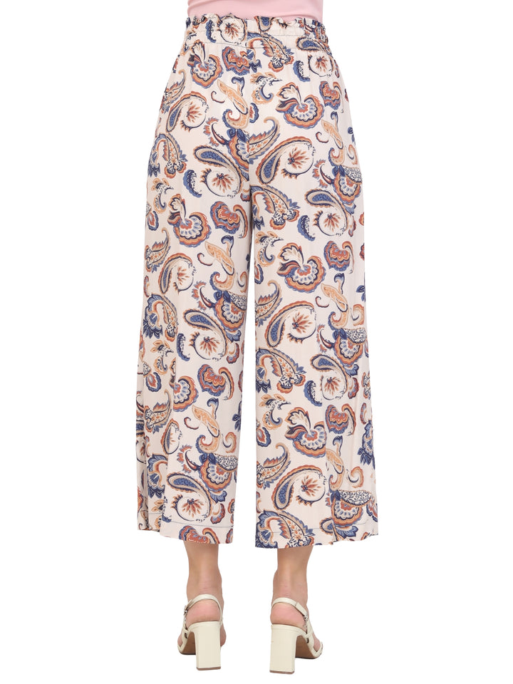 Pantalón Recto, Resorte, Estampado