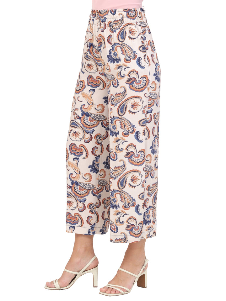 Pantalón Recto, Resorte, Estampado
