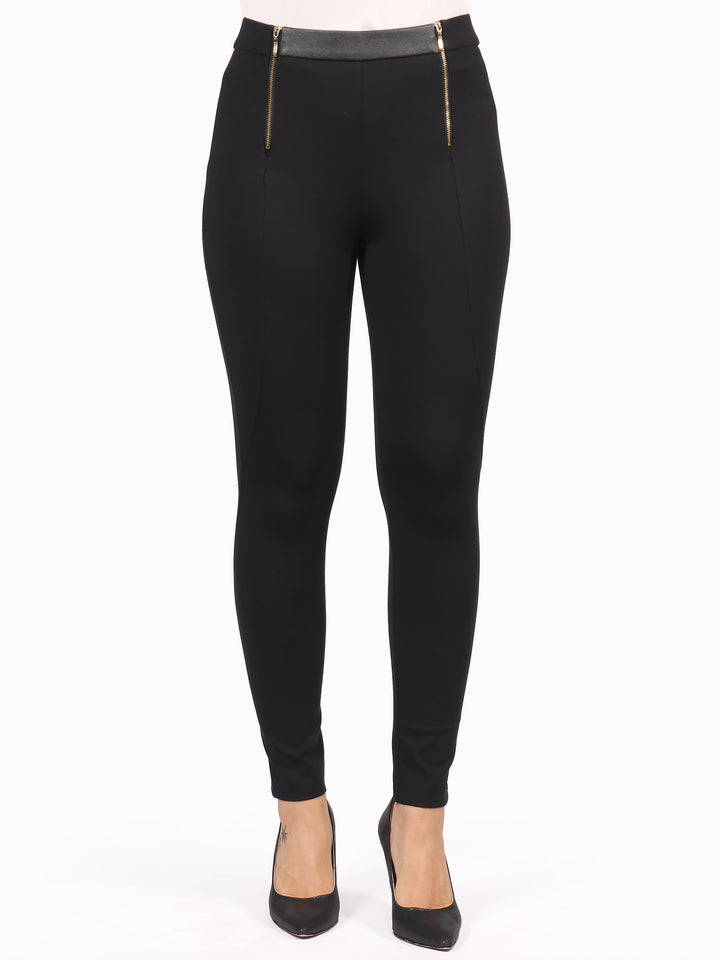 Pantalón Recto Liso, Aplicación al frente