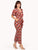 Jumpsuit Cuello en V, Amarre, Manga Olan