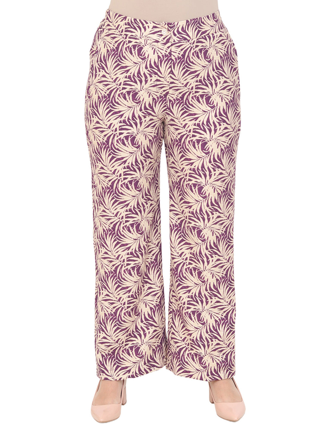 Pantalón Recto, Resorte, Estampado