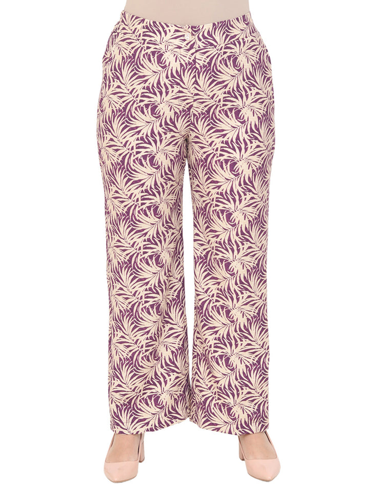 Pantalón Recto, Resorte, Estampado