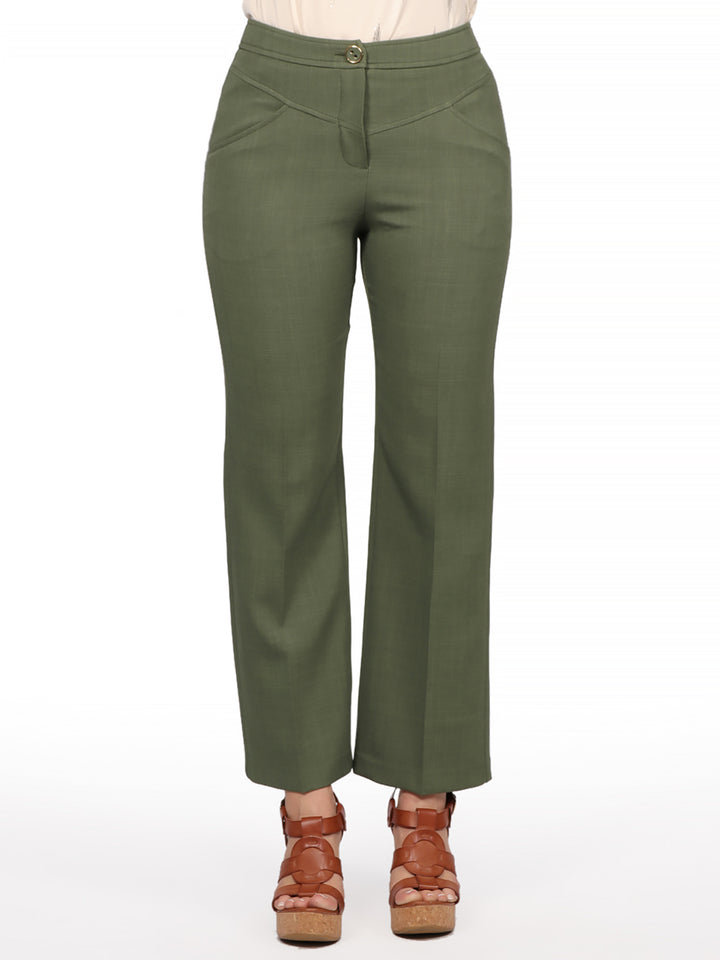 Pantalón Liso Recto,