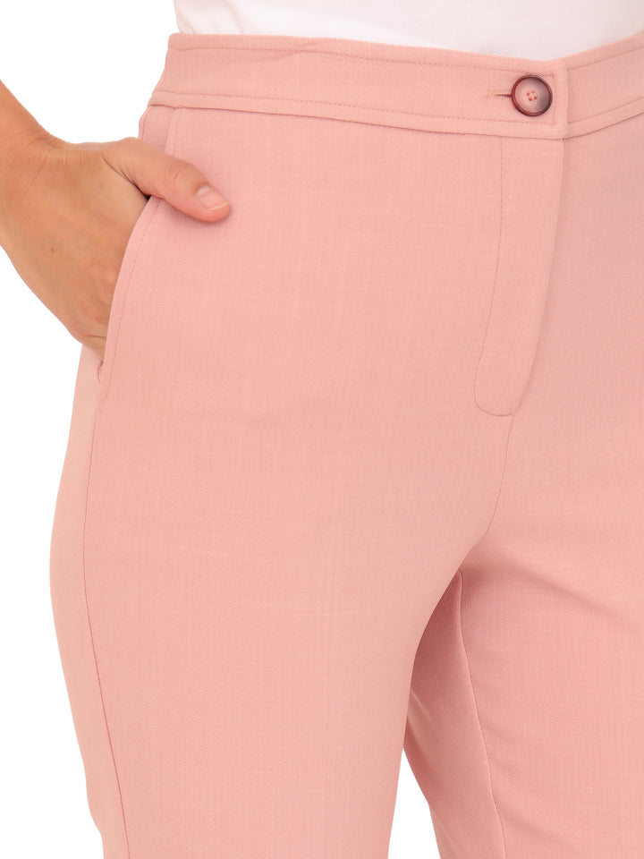 Pantalón Recto, Con Bolsas, Liso