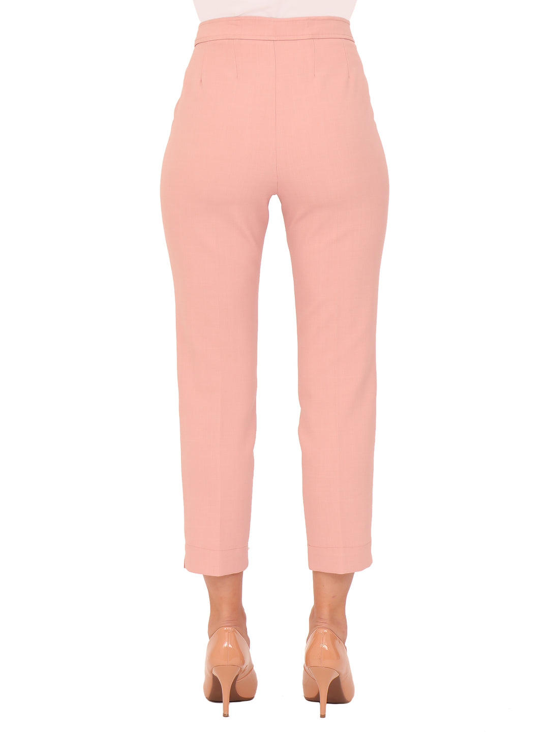 Pantalón Recto, Con Bolsas, Liso