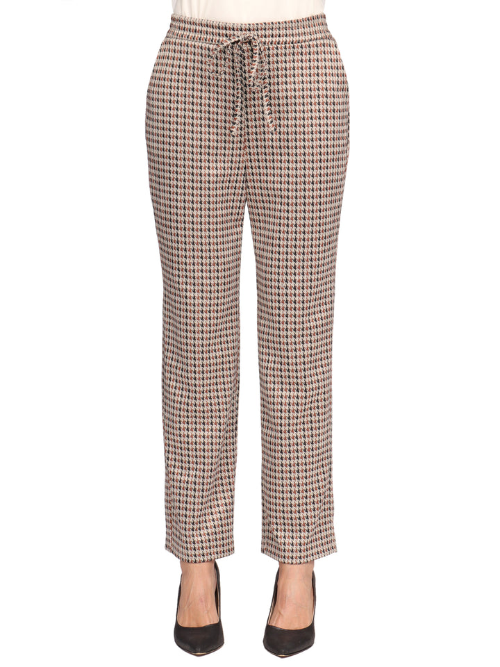 Pantalón Recto, Resorte ,Estampado