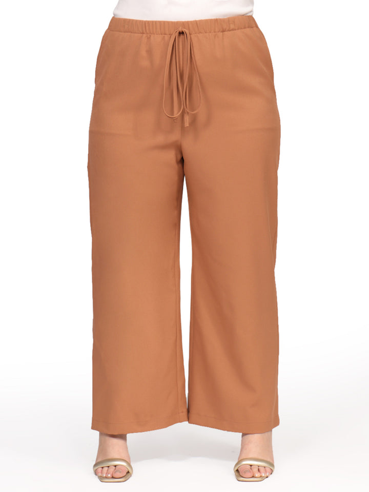 Pantalon Curvy Carilo,Con Resorte, Recto