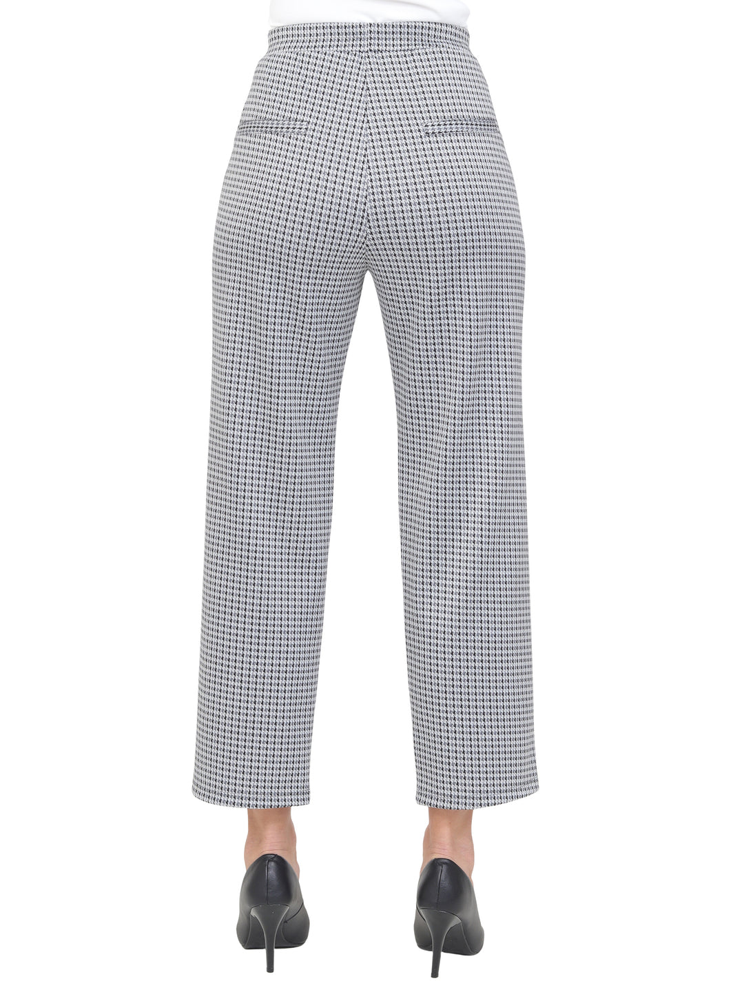 Pantalón Recto,  Resorte, Amarre al frente, Estampado
