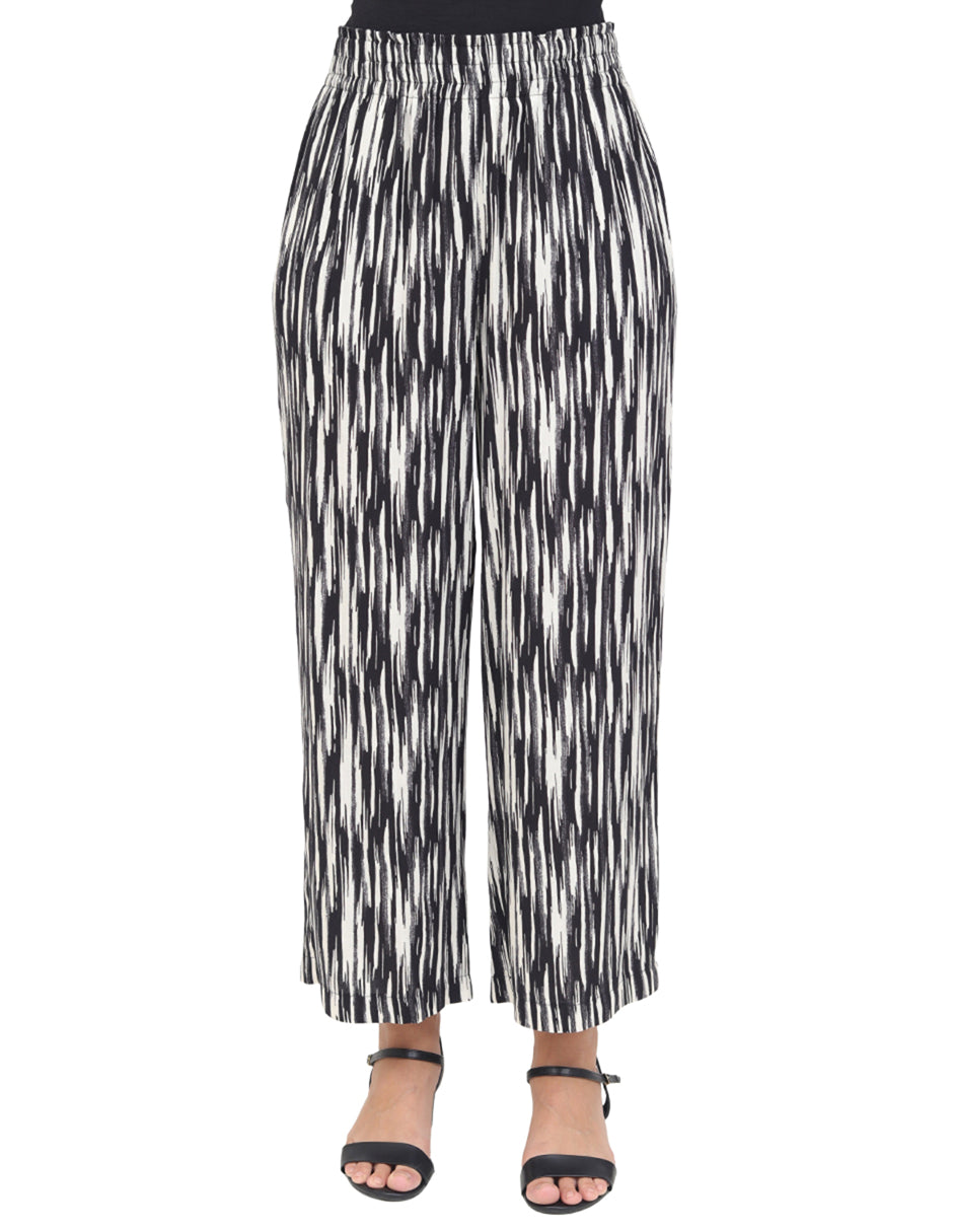 Pantalón Recto, Resorte, Estampado