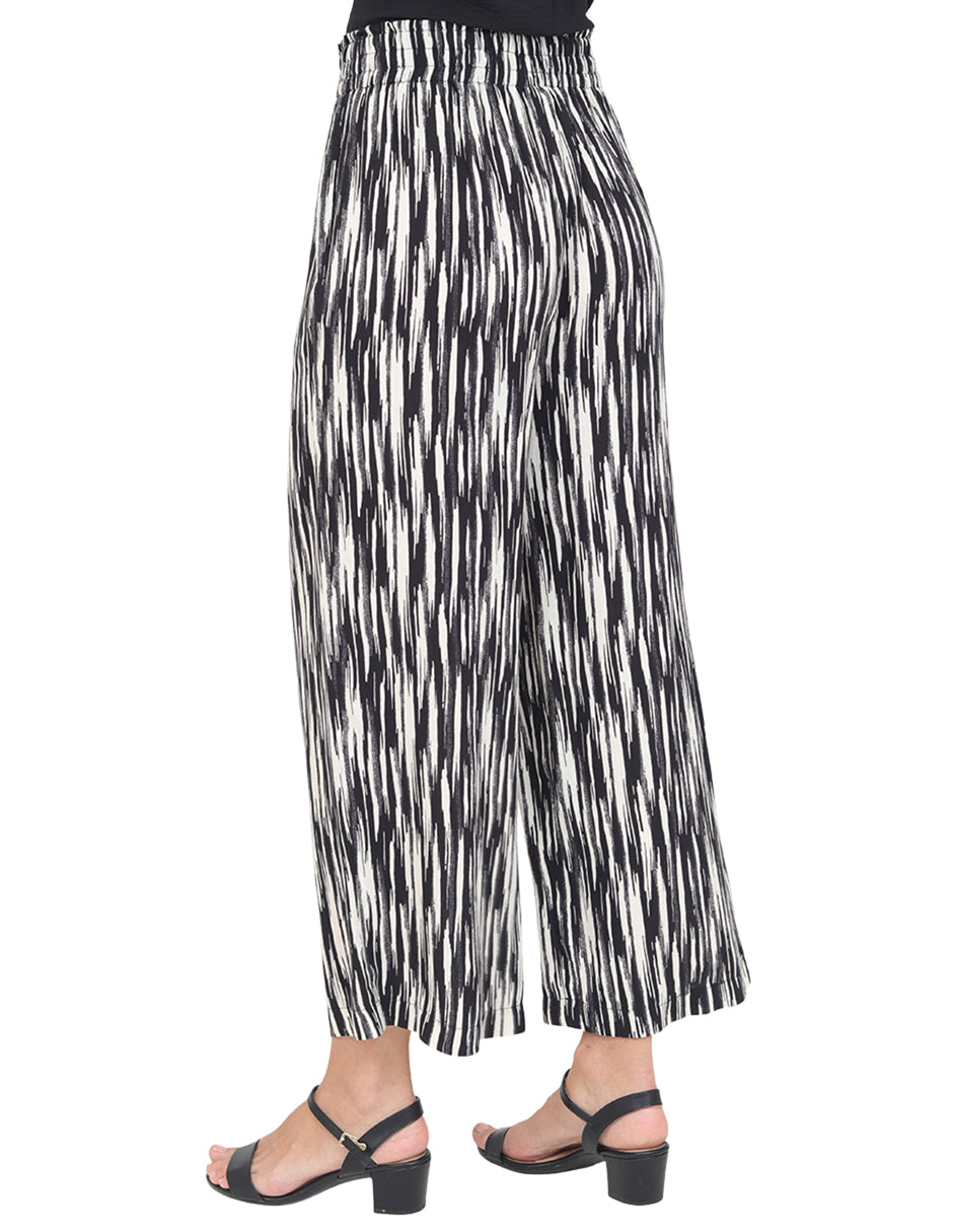Pantalón Recto, Resorte, Estampado