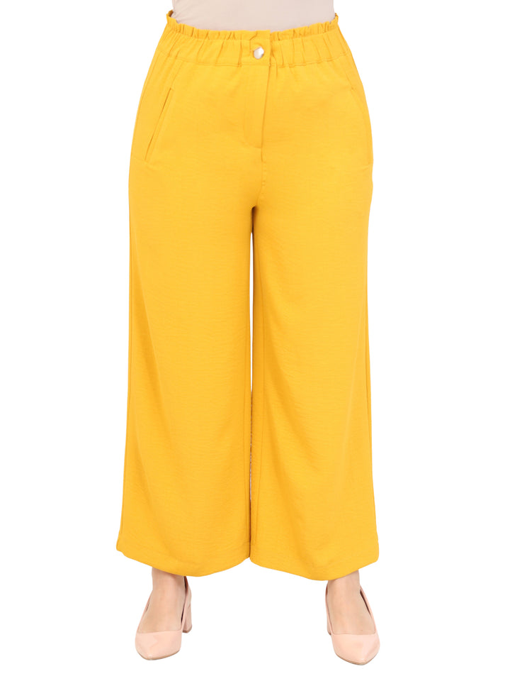Pantalón Recto, Liso, Bolsas Al Frente