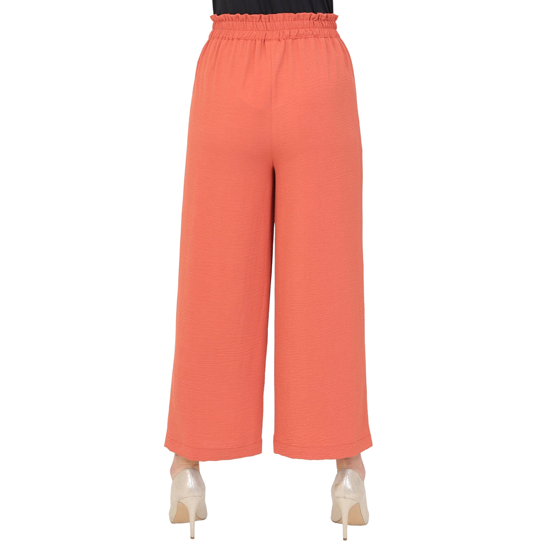 Pantalón Recto, Resorte, Liso