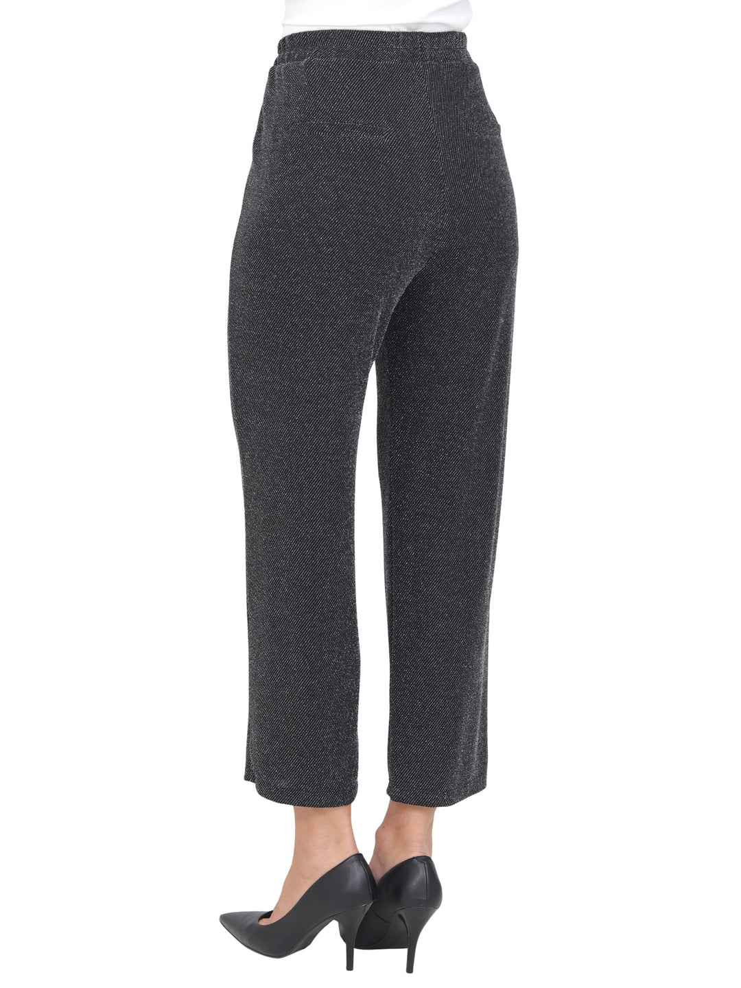 Pantalón Recto,  Resorte, Amarre al frente, Brillos